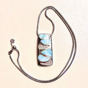 MARAHLAGO SURF LARIMAR NECKLACE